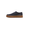 Suede Lace-Up Moccasin with Grooved Sole