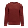 Ribbed Wool Blend Crewneck Sweater