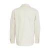 Beige Linen Blend Overshirt Jacket