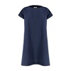Cotton Midi Dress with Boat Neckline