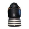 Black platform sneakers with Geo Classic inserts