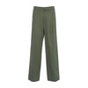 Green Pleated Wide Leg Pants