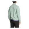 Plain Zip-Up Sweatshirt with Snap-Button Closure