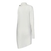 White One-Shoulder Jewel Dress