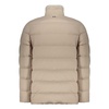 Shearling Down Jacket with Stand Collar