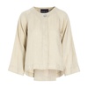 Airy Linen Jacket Ivory
