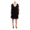 Floral Lace Long Sleeve Shift Dress
