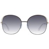 Gold Women Sunglasses Round Gradient