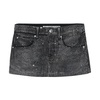 Crystal Distressed Mini Skirt