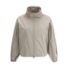 Waterproof High Collar Jacket with Double-Slider Zipper