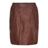 Leather Pencil Skirt with Pockets