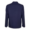 Blue Wool Jacket with Button Closure