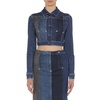 Patchwork Cropped Denim Jacket