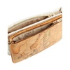 Classic and White Geo Print Crossbody Bag with Detachable Pouches