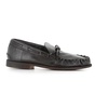 Dark Brown Leather Moccasin Sandals