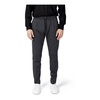Black Cotton Trousers with Laces