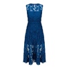 Blue Lace Midi Dress