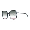 Green Square Acetate Sunglasses with Gradient Lenses