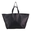 Maxi Tote Bag in Black Leather