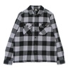 Lilac Gray Flannel Long Sleeve Shirt