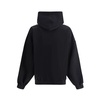 Oversize Hooded Sweatshirt with Ribbed Hem