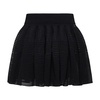 Flared Black Skirt Elasticated Waistband