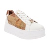 Faux Leather Women's Sneakers Stylish Comfort