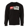 Men Black Cotton Sweater