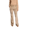 Velvet Crocodile Print Flare Chino Pants