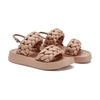 Braided Leather Sandals Voyage Nude