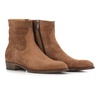 Suede Men's Ankle Boots Brown