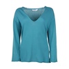 Cotton V-Neck Ruffled Top
