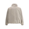 Waterproof High Collar Jacket with Double-Slider Zipper