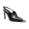 Black Half Heel Shoes
