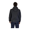 Black Quilted Hooded Jacket