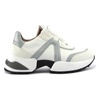 Blue and white stylish shoes
