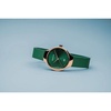 Women's Watch Cassic Collection Stainless Steel Bracelet and Sapphire Glass Green Lights 13326-868
