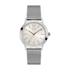 Silver Steel Analog Quartz Watch