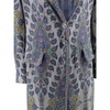 Blue Paisley Duster Coat