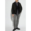 Suede jacket Survey with vintage effect