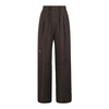 Wide Silk Pants with Vintage Details