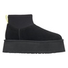 Women's Snow Boots made of Soft Black Velour Estro ER00116624