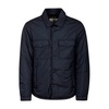 Blue Padded Jacket Zip Closure Logo
