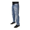 Blue Tattered Denim Jeans