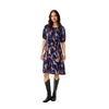 Red Lucette Dress with 1/2 Sleeves