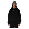 Oversized Hoodie with Metallic Logo