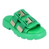Bottega Veneta Flash rubber and canvas sandals