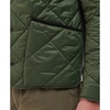 Olive Quilted Cardigan Jacket - M