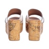 High Heel Sandal in Geo Classic Print