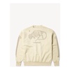 Beige Sweater with Hardcore Graphics